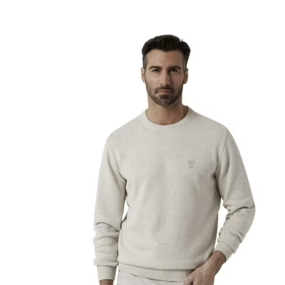 Chaps Men's Original Crewneck Solid Sweater Sz M - Picture 1 of 9